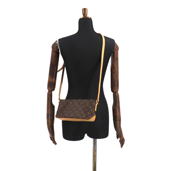Louis Vuitton Monogram Trotter Shoulder Bag Brown - Picture 8 of 8
